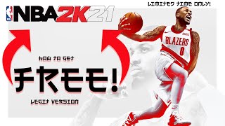 How to Get NBA 2K21 for Free TAGALOG TUTORIAL [upl. by Dloreg]