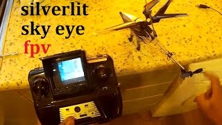 Silverlit Sky Eyetv falcon helicopter fpv Real Time Video [upl. by Bili]