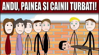 POVESTI DIN COPILARIE Andu Painea Si Cainii Turbati [upl. by Yadnil]