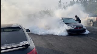 MASSIVE Ep3 third gear burnout [upl. by Leirvag955]