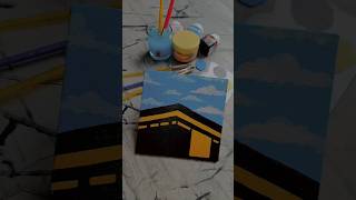 Makkah Madina Easy Drawing Tutorial ❤️How to draw KhanaEKaba step by stepallah shorts makkah [upl. by Lupe]