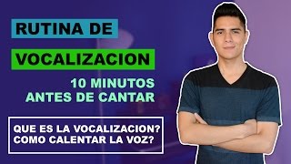 Como Vocalizar Rutina de Vocalizacion 10 Minutos Antes de Cantar  wwwClasesdecantopro [upl. by Anaiek]