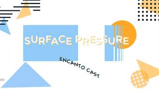 Surface Pressure  Karaoke  Encanto Cast [upl. by Suu]