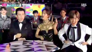 SBS Gayo Daejun BAEKHYUN Full Reaction Red Velvet SISTAR TWICE GFriend Miss A BIG BANG [upl. by Westphal]