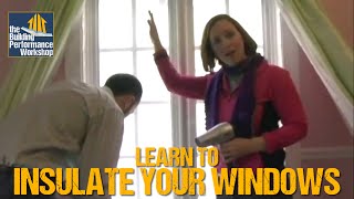 How to Weatherize Windows with Plastic Film Insulation DIY Home Improvement [upl. by Dorlisa725]