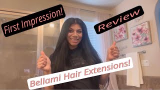 Buying My First Set Of Hair Extensions Bellami Hair Review beauty review hair [upl. by Sumerlin299]