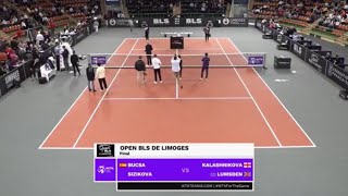 Cristina Bucsa wins WTA Limoges France 🇫🇷 Live Tennis Coverage WTA 125K [upl. by Ahsinauq]