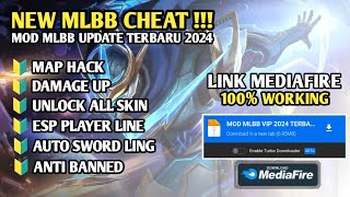 CHEAT ML TERBARU 2024  MOD UNLOCK ALL SKIN  GRATIS NO PASSWORD  MEDIAFIRE [upl. by Milena]