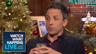 Seth Meyers Debates Tina Fey Amy Poehler And The Kardashians  WWHL [upl. by Ahsienom]