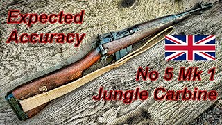 No 5 Mk 1 Jungle Carbine Expected Accuracy [upl. by Cynthea]