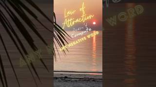 Law of Attraction Doesnt Compute any negetive word lokendra lokendrasingh lawofattraction word [upl. by Yreved]