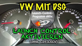 VW Launch control aktivieren  Passat B8 und andere DSG ohne codieren [upl. by Tnomel100]