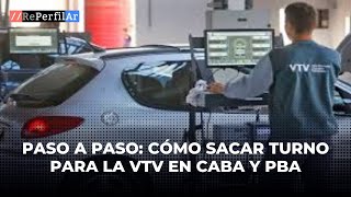 Paso a paso cómo sacar turno para la VTV en Caba y PBA [upl. by Jehiah]