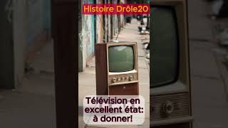 Télévision quon arrive pas à donnerHistoire drôle courte blague marrante à mourir de rirehumour [upl. by Nylasor]