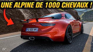 UNE ALPINE A110 DE 1000 CHEVAUX  CEST UN MISSILE  Gran Turismo 7 [upl. by Attelrahs]