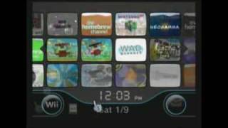 wii  animated channels  custom [upl. by Mallis580]