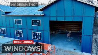 My Dream Shop Ep29 Installing Andersen Windows [upl. by Acimat]