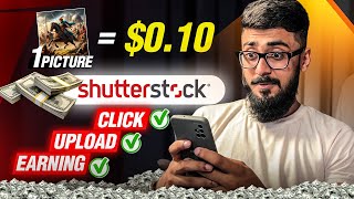 Start Earning From Your Mobile  Shutterstock Complete Tutorial For Beginners [upl. by Bernette]