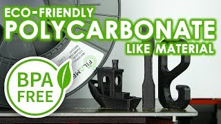 Filamentive bioPC  ecofriendly POLYCARBONATE filament REVIEW [upl. by Lewse]