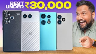 Best Phones Under Rs 30000 Q3 2024  The Most Exciting Category [upl. by Ydner]