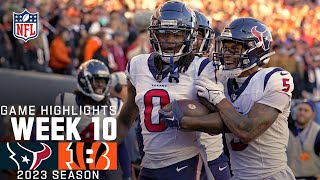 Houston Texans vs Cincinnati Bengals Game Highlights  NFL 2023 Week 10 [upl. by Ayit513]