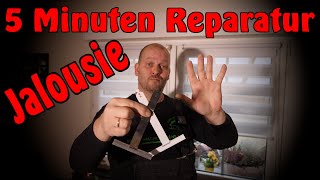 Jalousien in 5 Min selber reparieren [upl. by Nnairda]