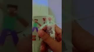 Unboxing blind box minecraft maaf Kalo jelek minecraft [upl. by Aissert]