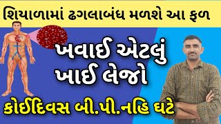 શિયાળામાં ઢગલાબંધ મળતું આ ફળ રોજ ખાવાથી બીપીકોઈ દિવસ નહિ ઘટે [upl. by Dolli]