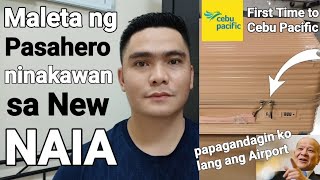 MALETA NG PASAHERO NINAKAWAN SA NEW NAIA CEBU PACIFIC FLIGHT  MAY NAKAWAN NA DIN SA CEBU PACIFIC [upl. by Pilif]