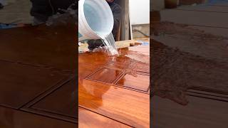 Waterproof door￼ best quality ￼Pu Polish How ton apply Wood 2024 [upl. by Ardnaz840]