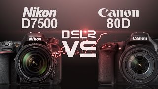 Nikon D7500 vs Canon EOS 80D [upl. by Ennaeilsel155]