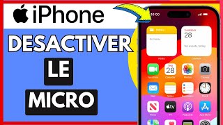 Comment Désactiver Le Microphone Sur IPhone  Très Facile [upl. by Eisdnyl588]