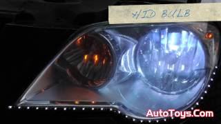 10 Minute HID Light Bulb Install HowTo Chrysler Pacifica LIGHT COMPARISON VS STOCK BULB [upl. by Minabe591]