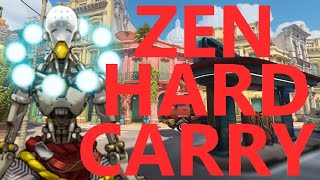 Hard Carrying on Zenyatta in Overwatch 2 [upl. by Harwin]