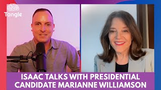 MARIANNE WILLIAMSON ON HER 2024 PRESIDENTIAL RUN Isaac talks with the Democratic challenger [upl. by Farleigh]