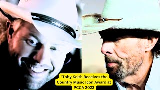 Toby Keith Receives the Country Music Icon Award at PCCA 2023 [upl. by Leiva]