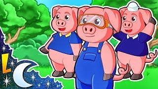 La Canción del Cuento de Los 3 Cerditos y El Lobo Feroz  Videos Para Niños  Lunacreciente [upl. by Loralyn]