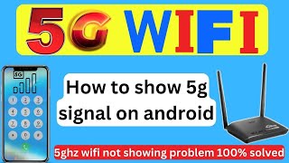 How to show 5GHz signal on your Android Mobile  D link DIR 816L 5G signal setup [upl. by Brinn]