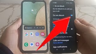 How to turn off do not disturb samsung A12 [upl. by Tooley]