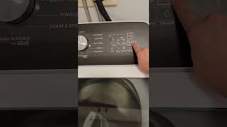 How to use Whirlpool washer machine model WTW5057LW [upl. by Aryam]