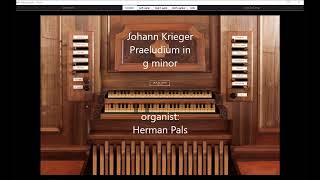 Johann Krieger Praeludium in g Sonarte organ hauptwerk Azzio and Obervellach [upl. by Etterual803]