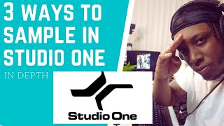 How To Sample In Studio One 5 3 methods for sampling in Studio One 5 [upl. by Nauj593]