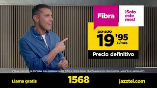 Fibra Jazztel por solo 19’95€mes [upl. by Nosauq128]