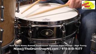 Tama Kenny Aronoff Trackmaster Signature Super Piccolo Snare 4x15  The Drum Shop North Shore [upl. by Favien218]