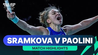 Rebecca Sramkova v Jasmine Paolini  Slovakia v Italy  2024 Billie Jean King Cup Final Highlights [upl. by Electra]