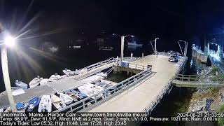 Lincolnville Maine  Harbor Cam [upl. by Lorelei]