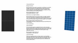 Monocrystalline vs Polycrystalline Solar Panel [upl. by Pierce257]