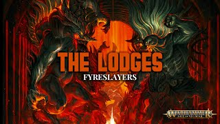 The lodges of the Fyreslayers  Age of Sigmar [upl. by Alysoun748]