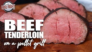 Smoke a Beef Tenderloin on a Pellet Grill  and NAIL the Perfect Doneness [upl. by Fiore]