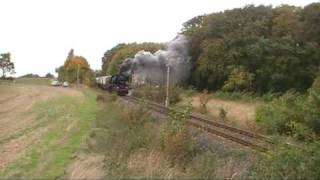 50 3708 mit einem Fotogüterzug in Langenstein [upl. by Lovash628]